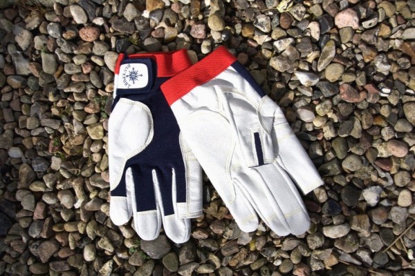 Professional Handschuhe "Amara" mit Fingerkuppen navy/rot