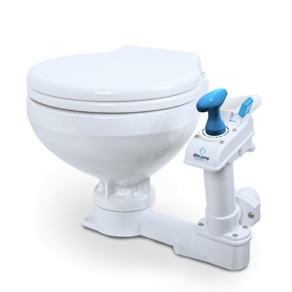 Marine Toilette manuell Compact Low