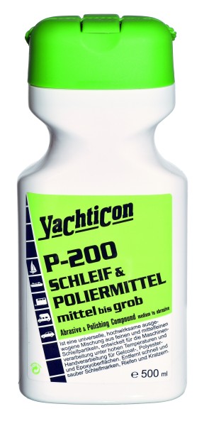 P-200 Schleif- und Poliermittel mittel bis grob 500 ml