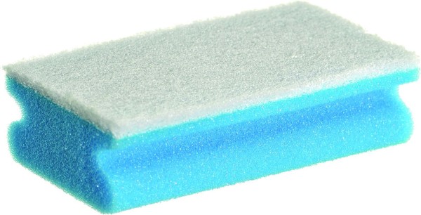 Griffvliesschwamm blau/weiß 150 x 90 x 45 mm