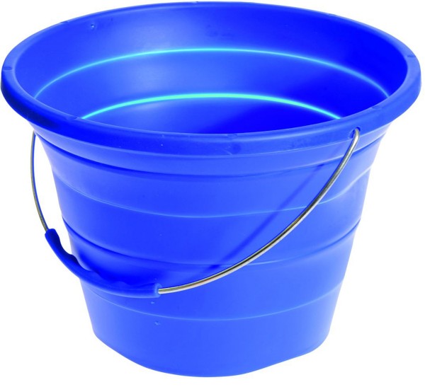 Silikon Falteimer blau 7 Liter